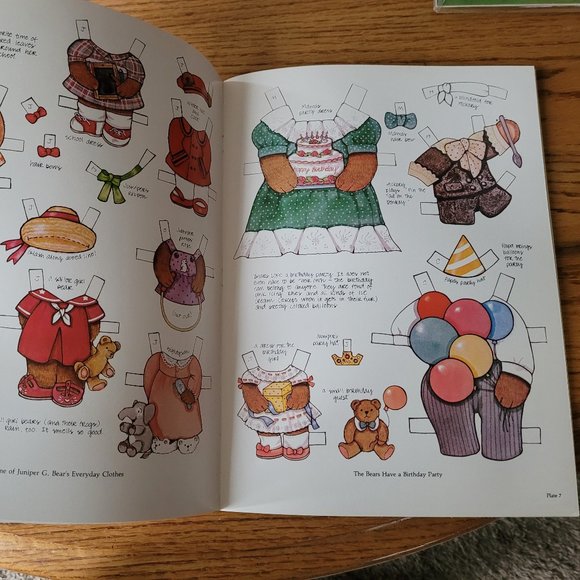 Vintage Teddy Bear Paper Dolls by Crystal Collins - Picture 9 of 16